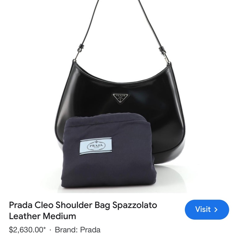 Cleo Patent Leather Shoulder Bag